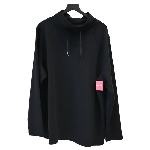 Spanx Very Black Airessentials Pullover Sweatshirt Size 3X 50234R - Picture 1 of 8